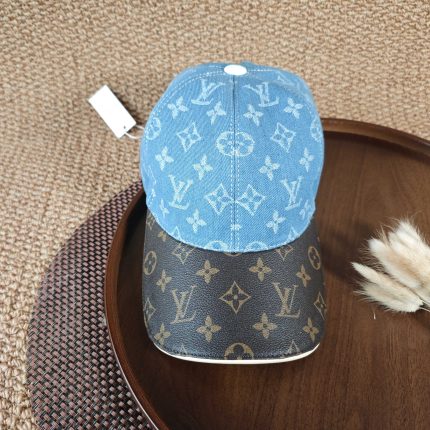 LV Denim & Monogram Baseball Cap